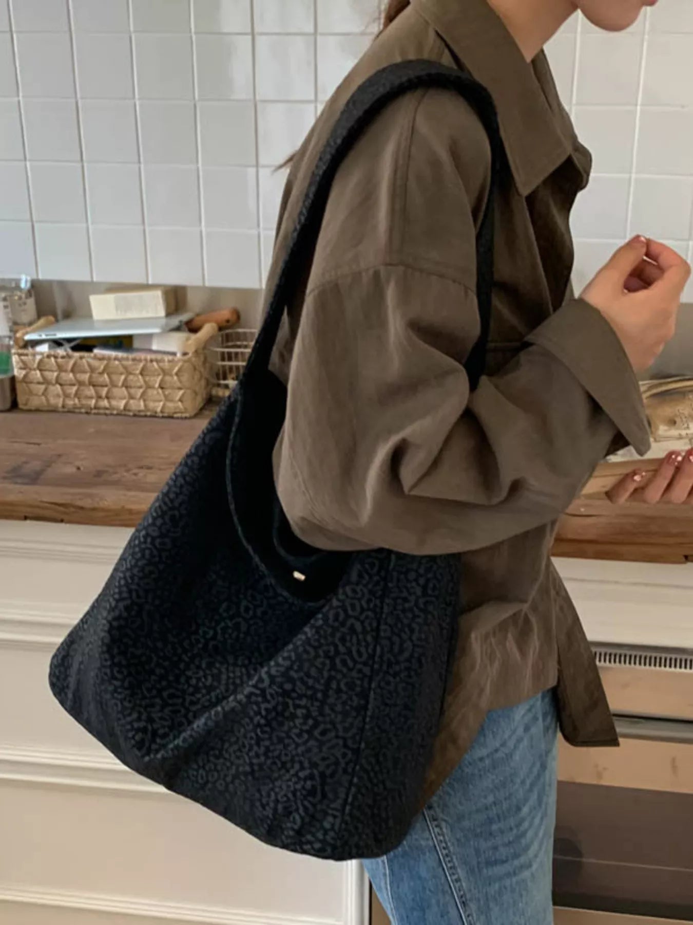 Leopard Print Tote Bag