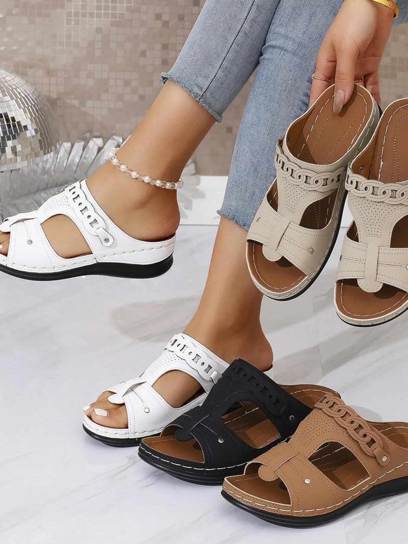 Casual Hollow Out Comfort Sandals