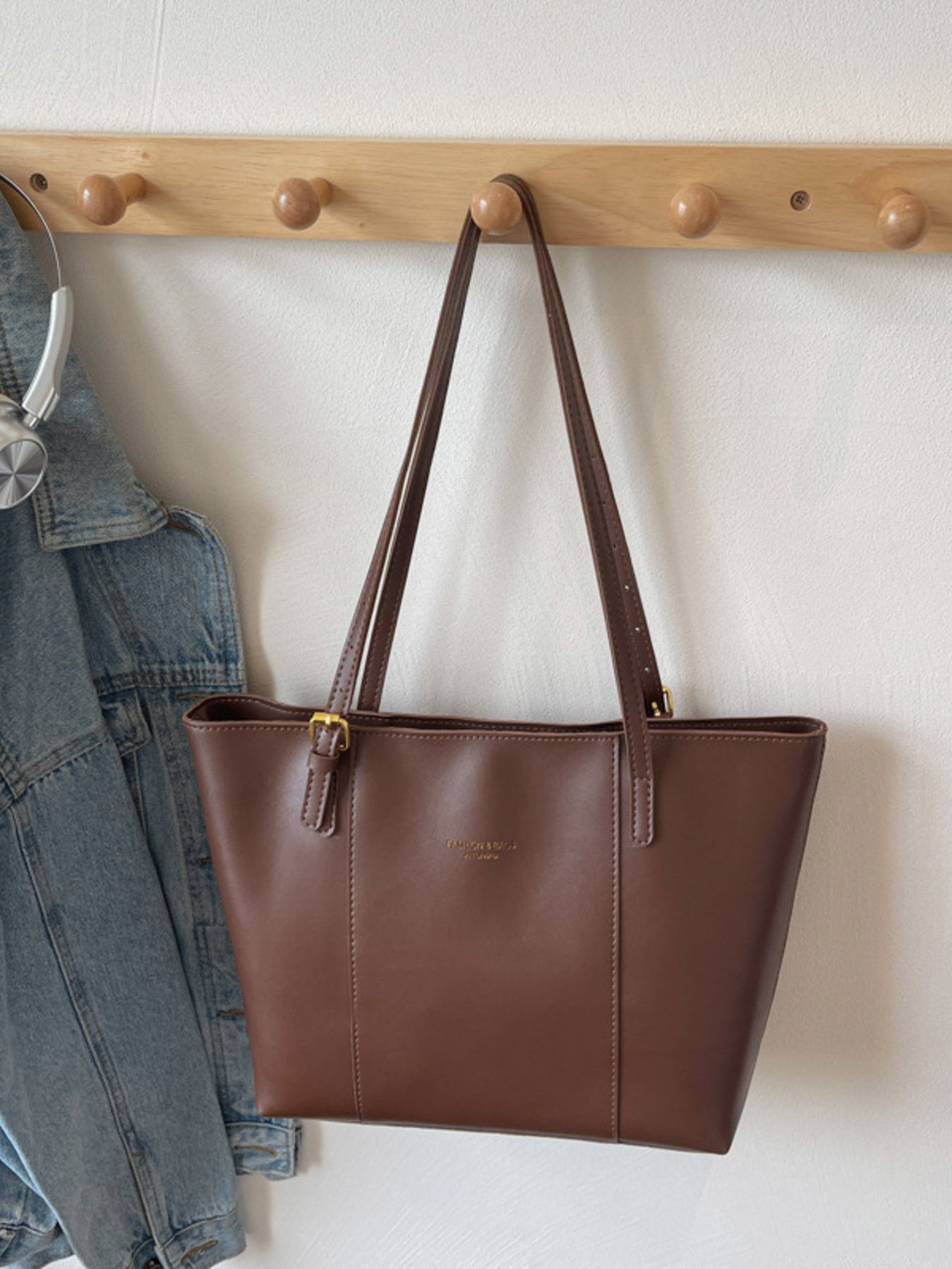 PU Leather Tote Bag