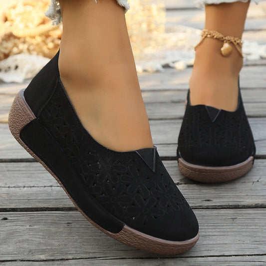 Hollow-Out Casual Loafers
