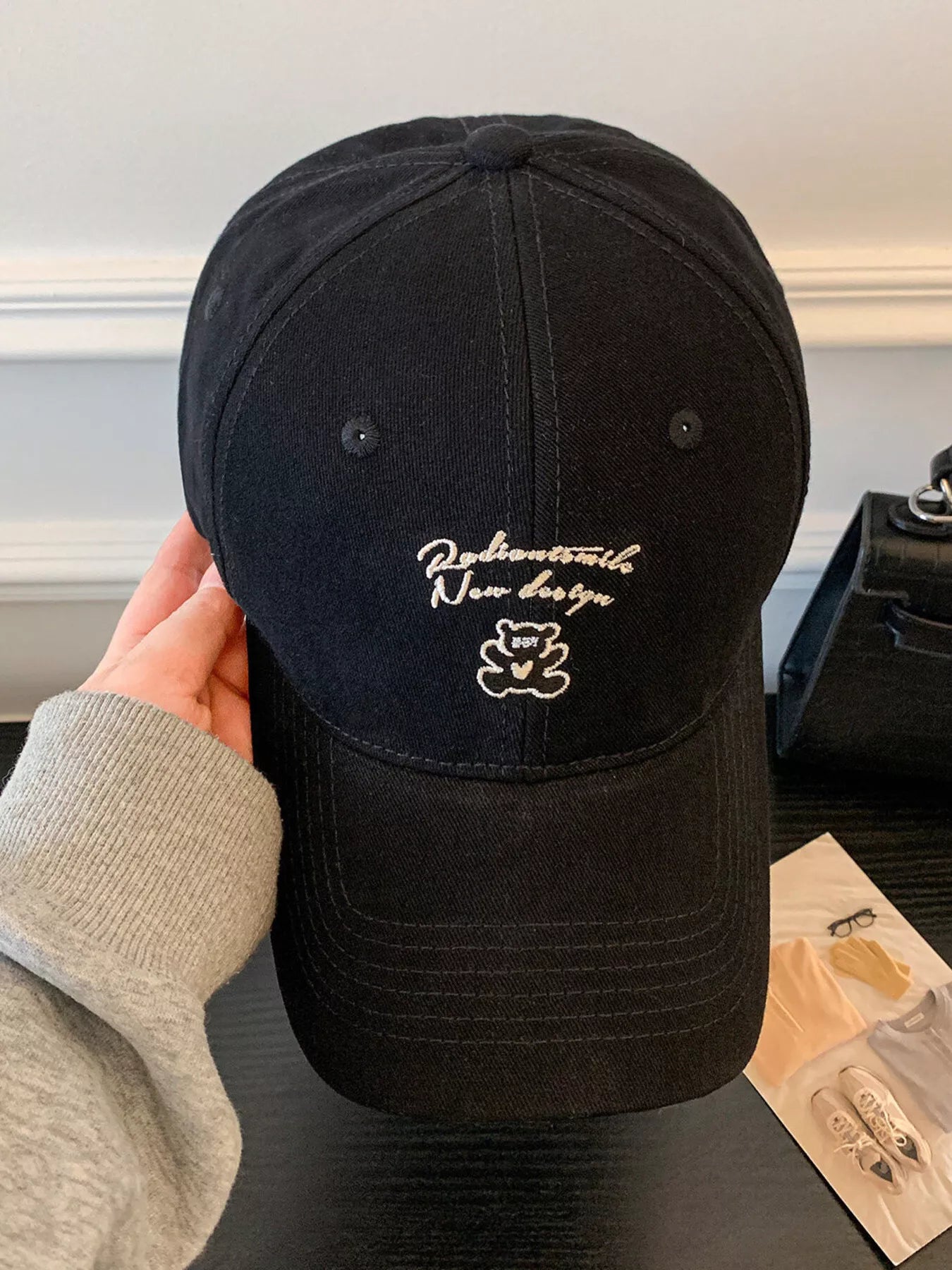 Washed Embroidered Baseball Cap