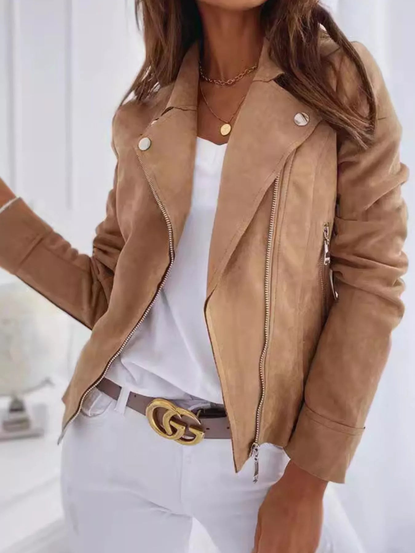 Zip Up Long Sleeve Jacket