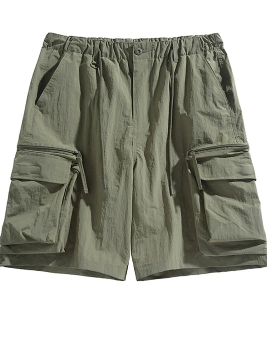 Men's Elastic Waist Cargo Short