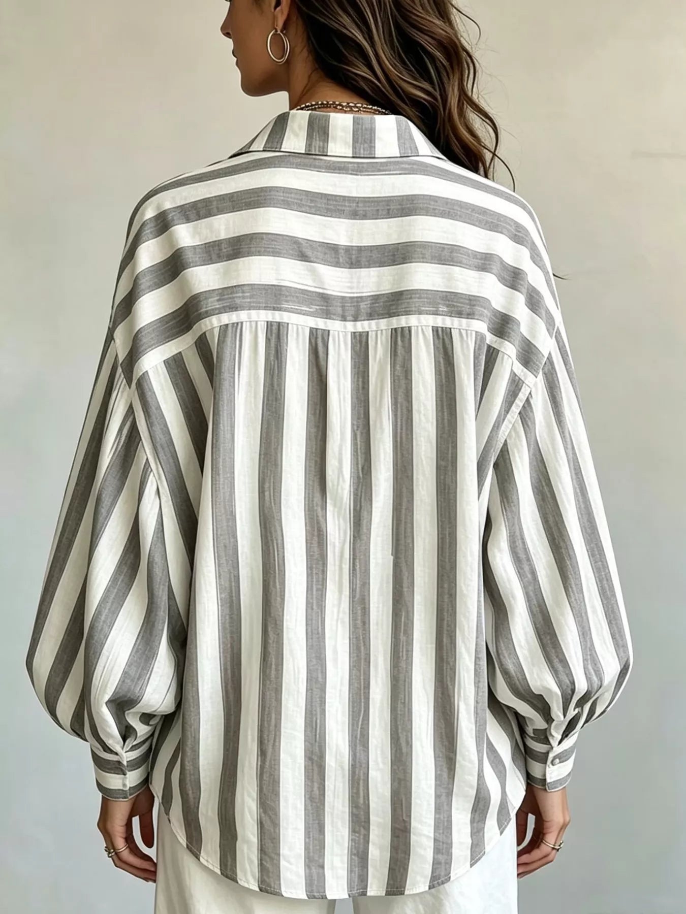 Striped Loose Fit Shirt