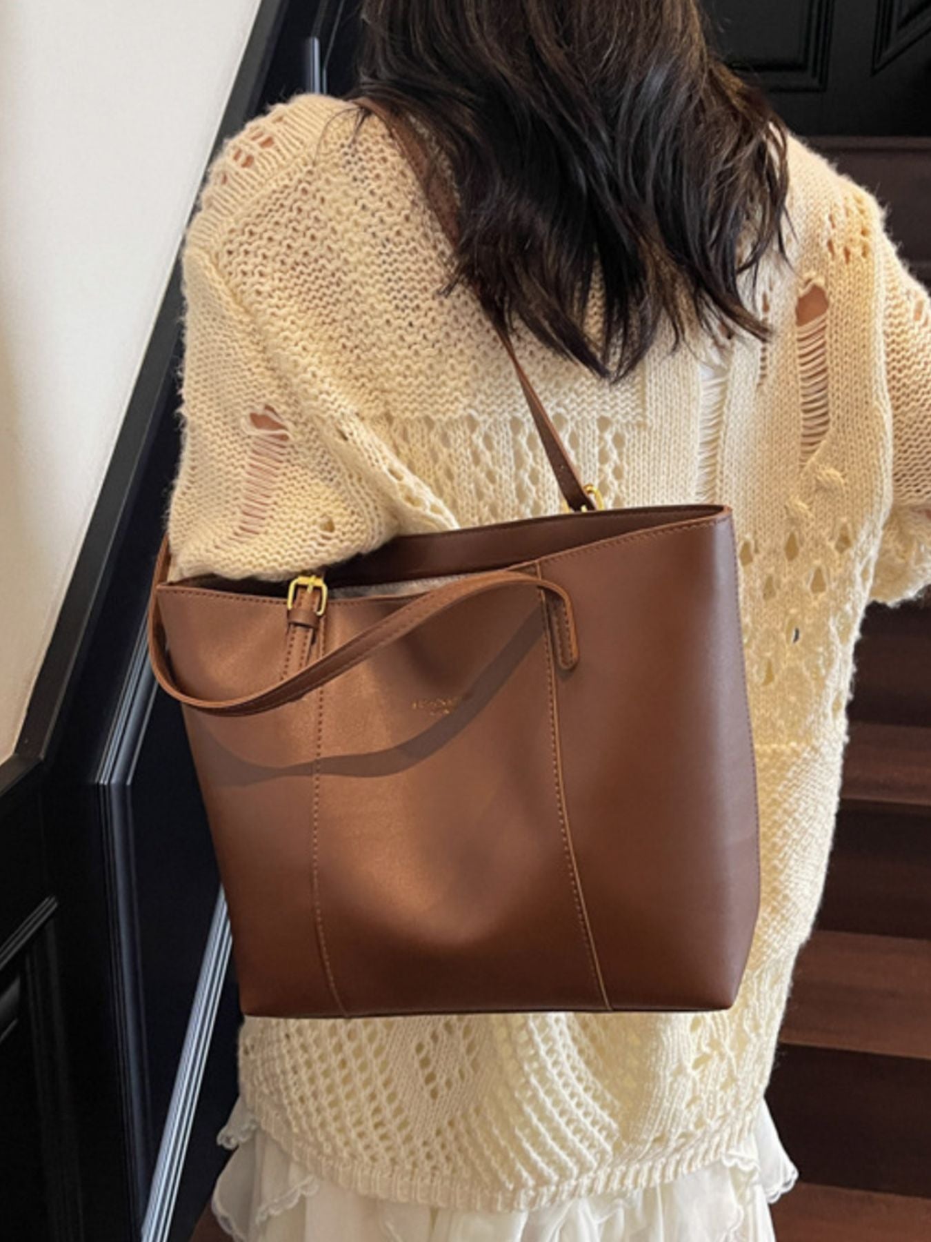 PU Leather Tote Bag