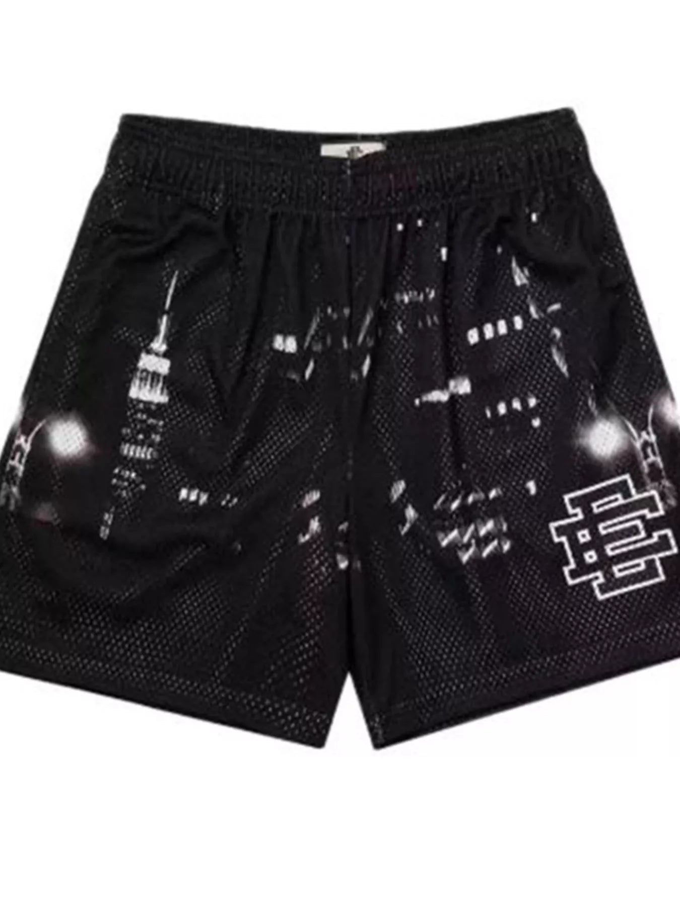 Men's Full Size Elastic Waist Shorts Plus Size