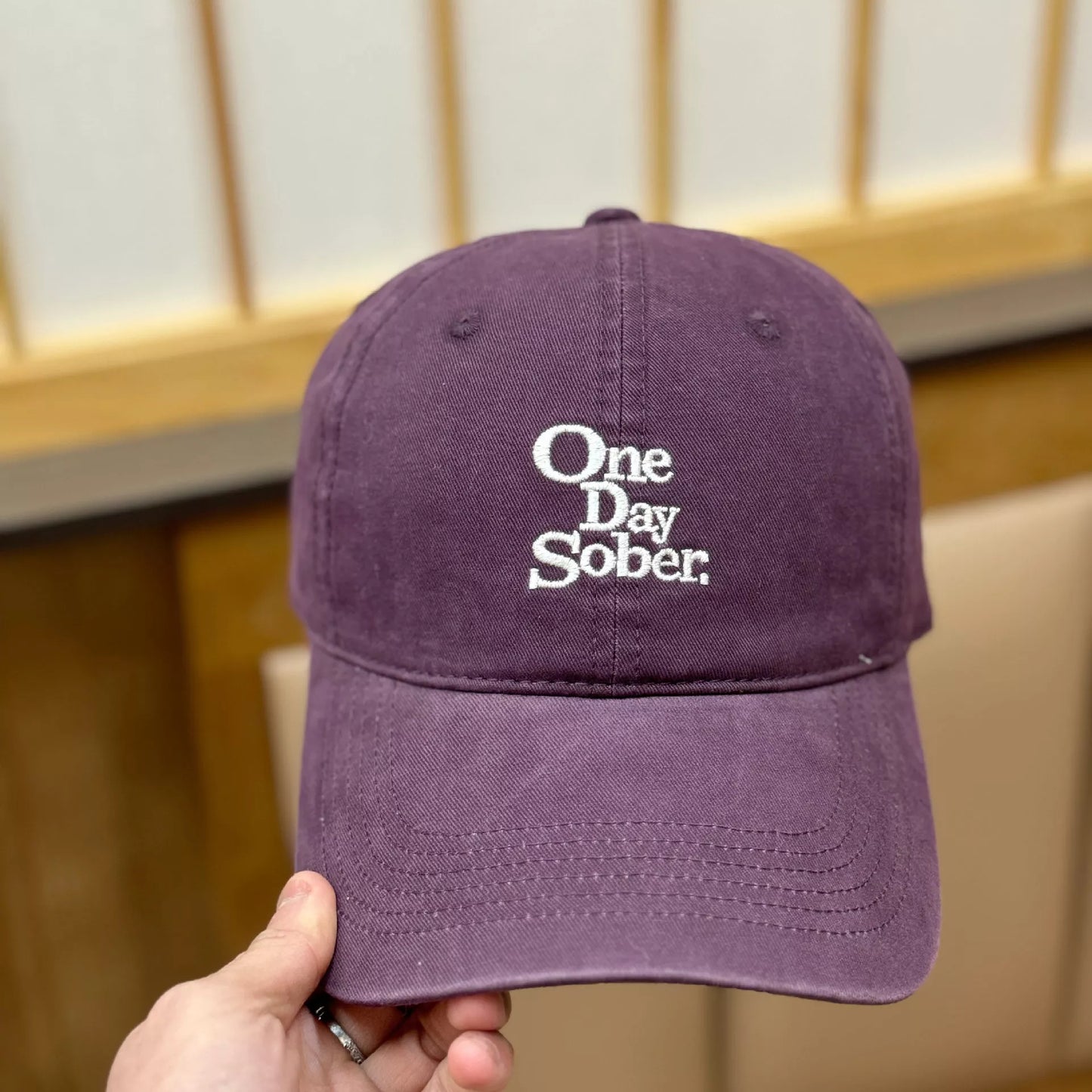 Embroidered Letter Baseball Cap