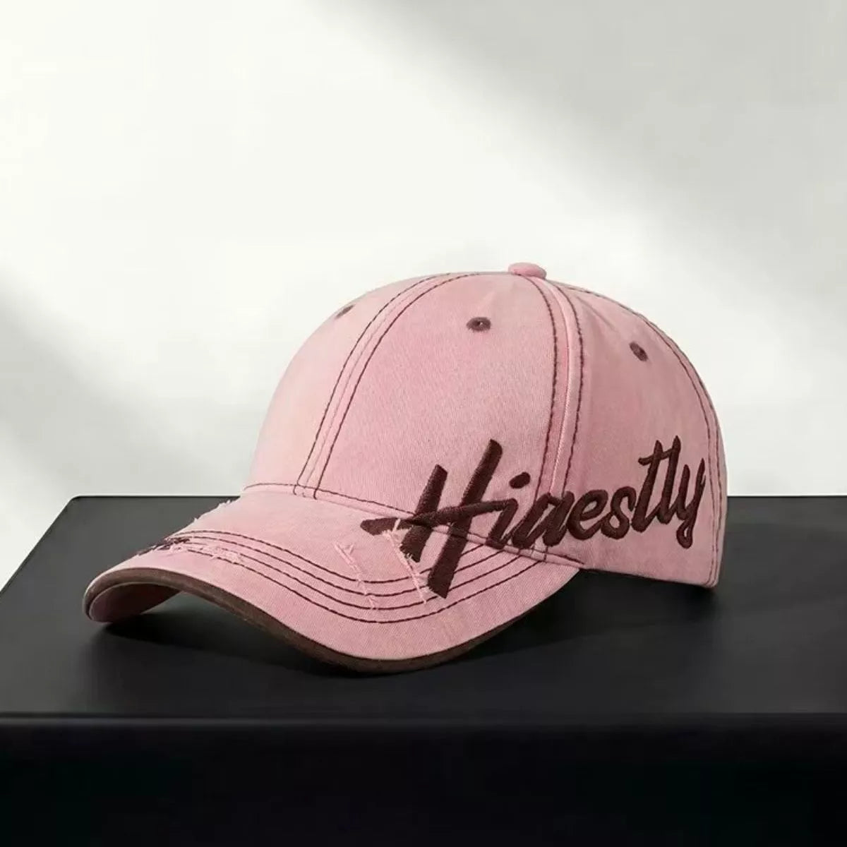 Embroidered Letter Baseball Cap