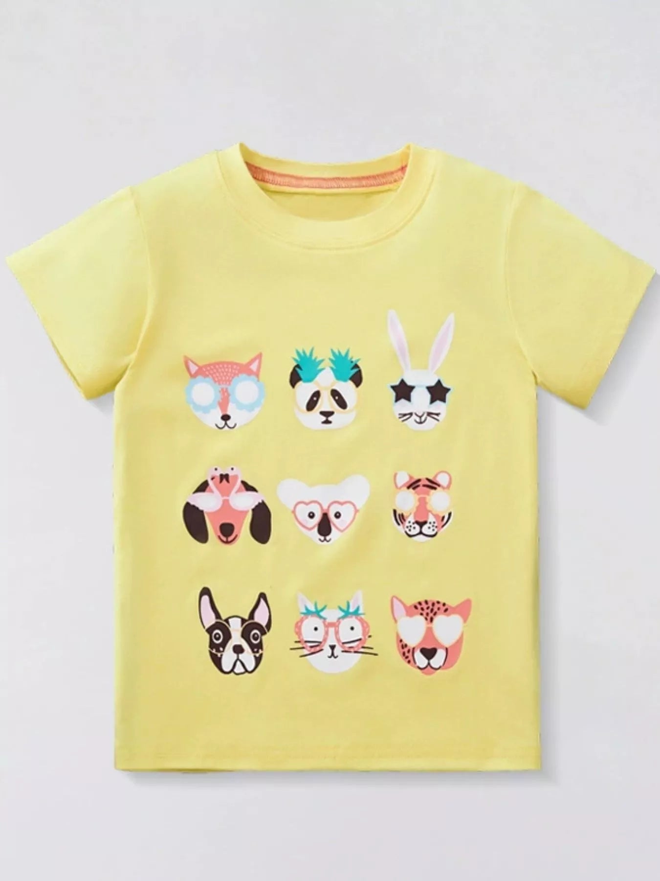 Children's Animal Crew Neck T-Shirt