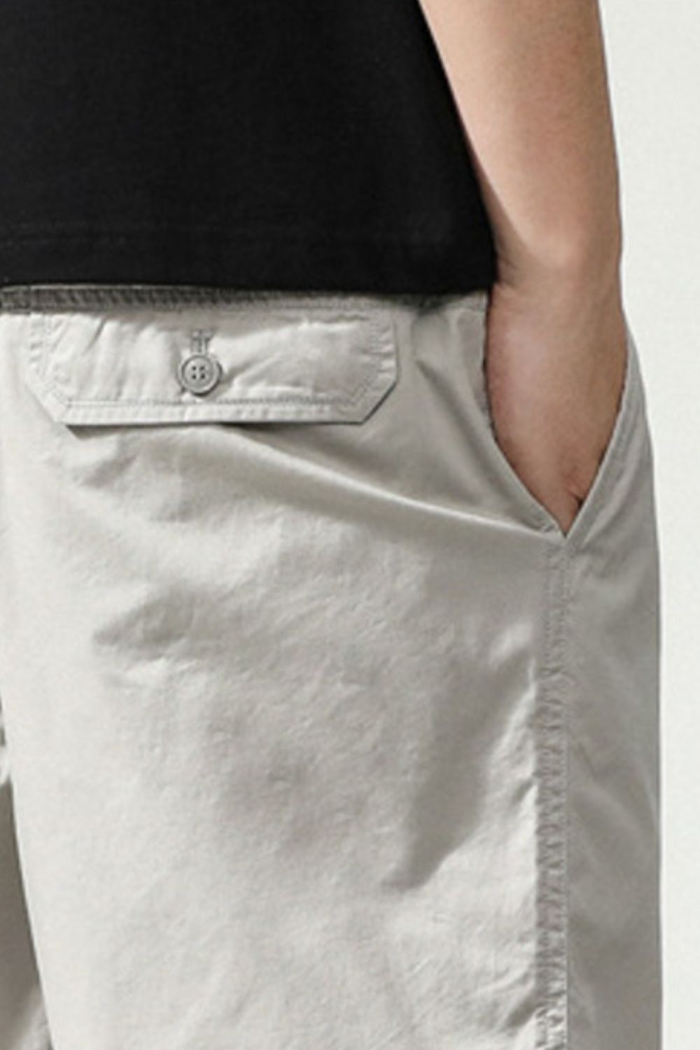 Men's Plus Size Casual Shorts with Pockets