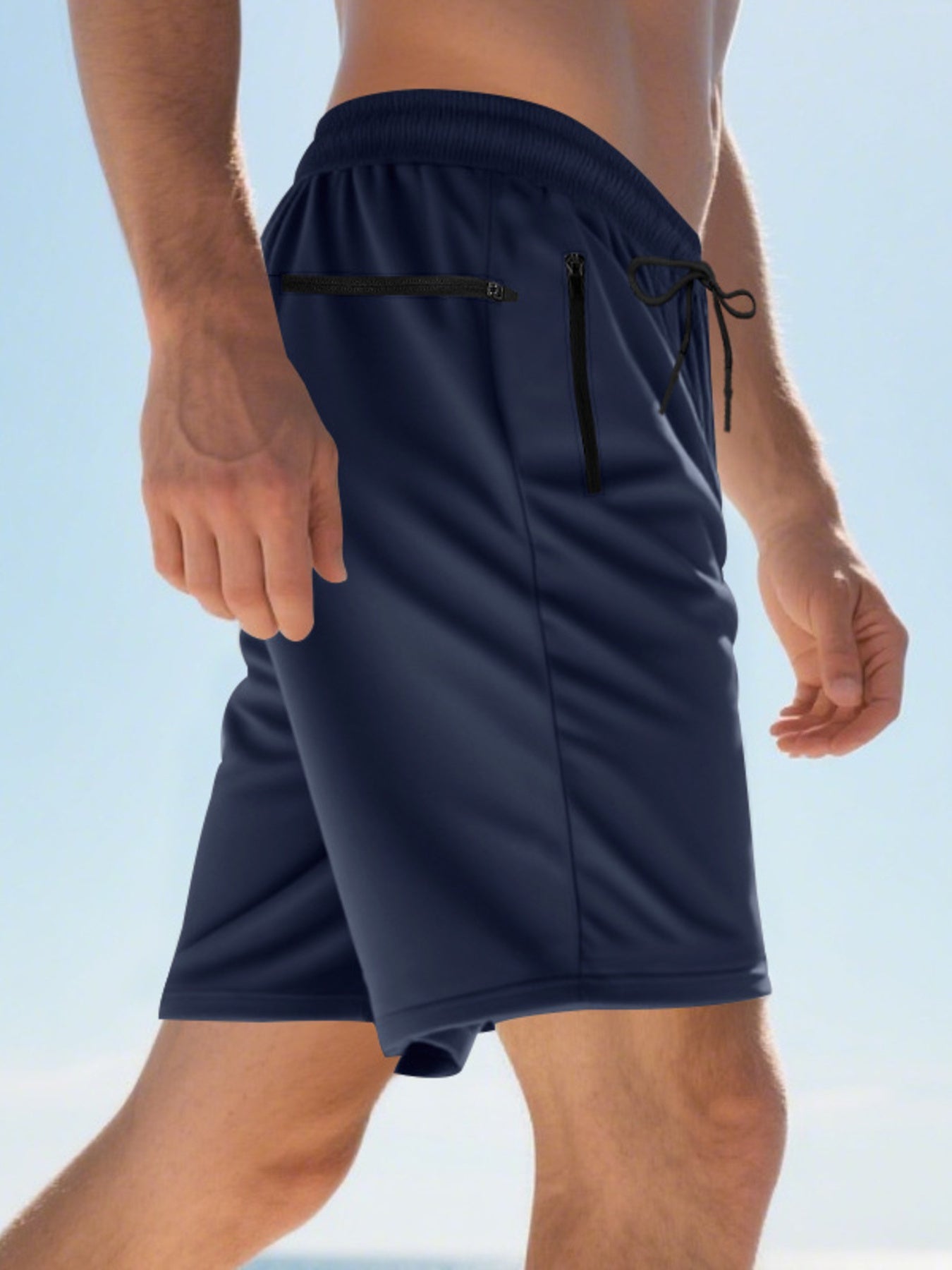 Men's Full Size Drawstring Casual Shorts Plus Size
