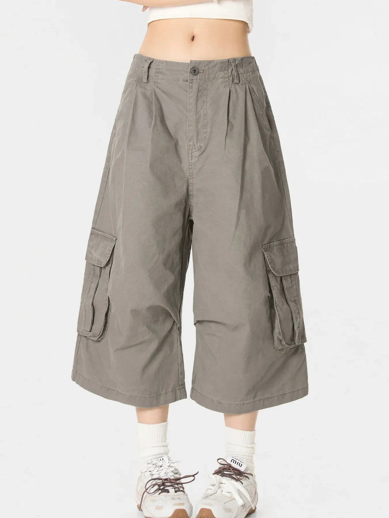 Men's Wide Leg Cargo Shorts
