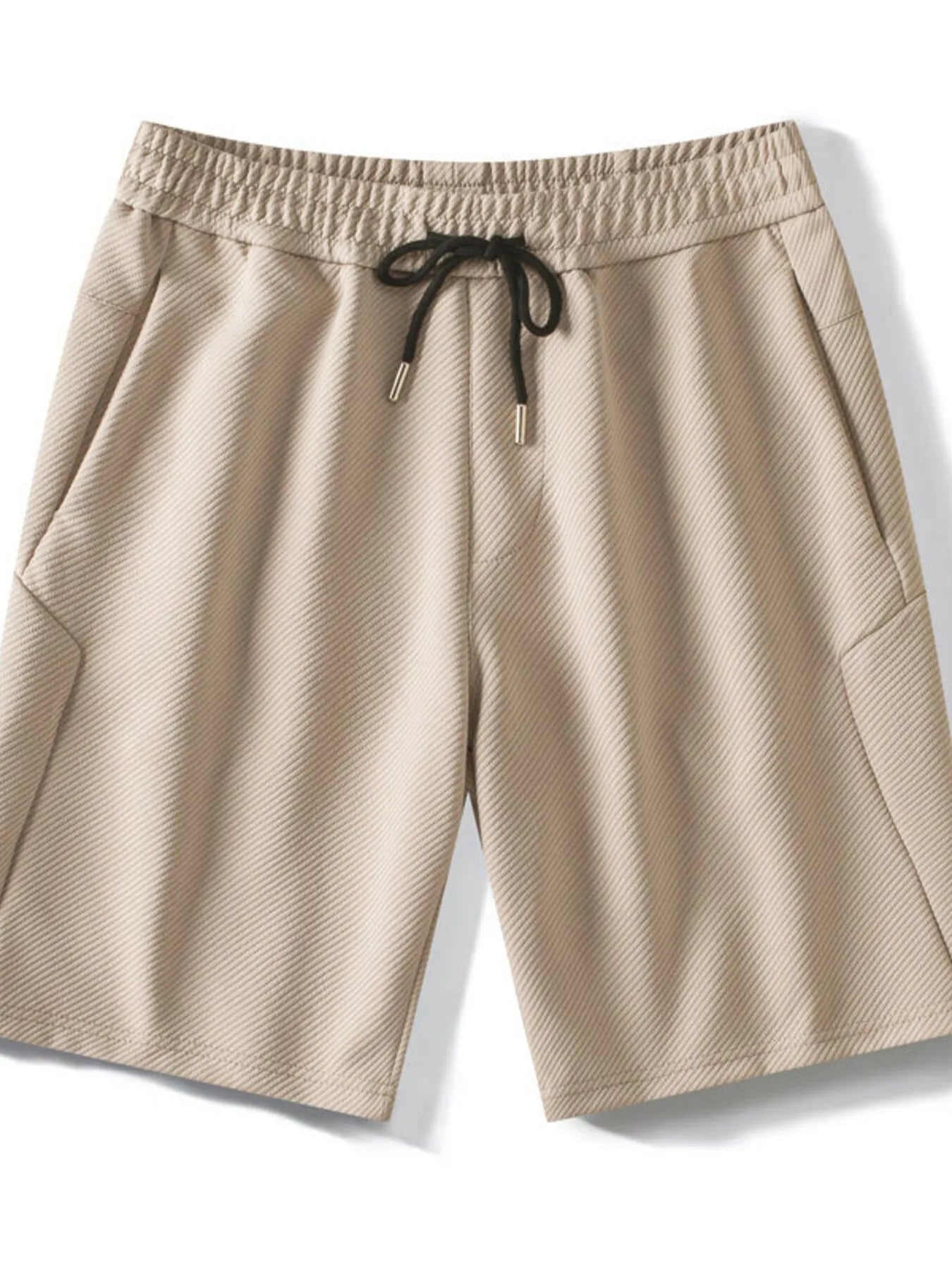 Men's Plus Size Drawstring Shorts with Pockets