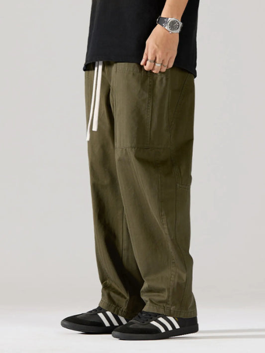 Men's Full Size Relaxed Fit Casual Pants Plus Size