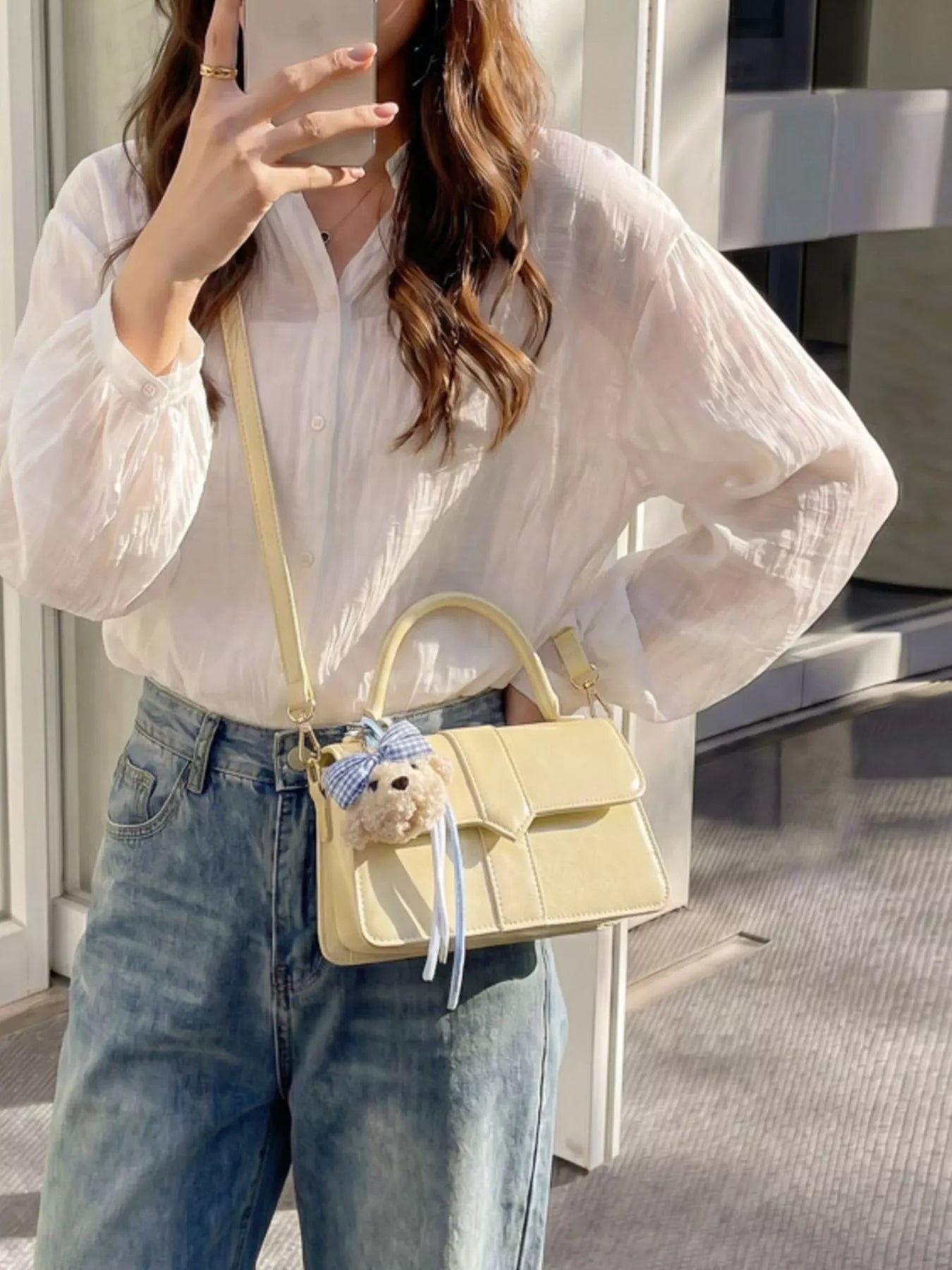 PU Leather Crossbody Bag