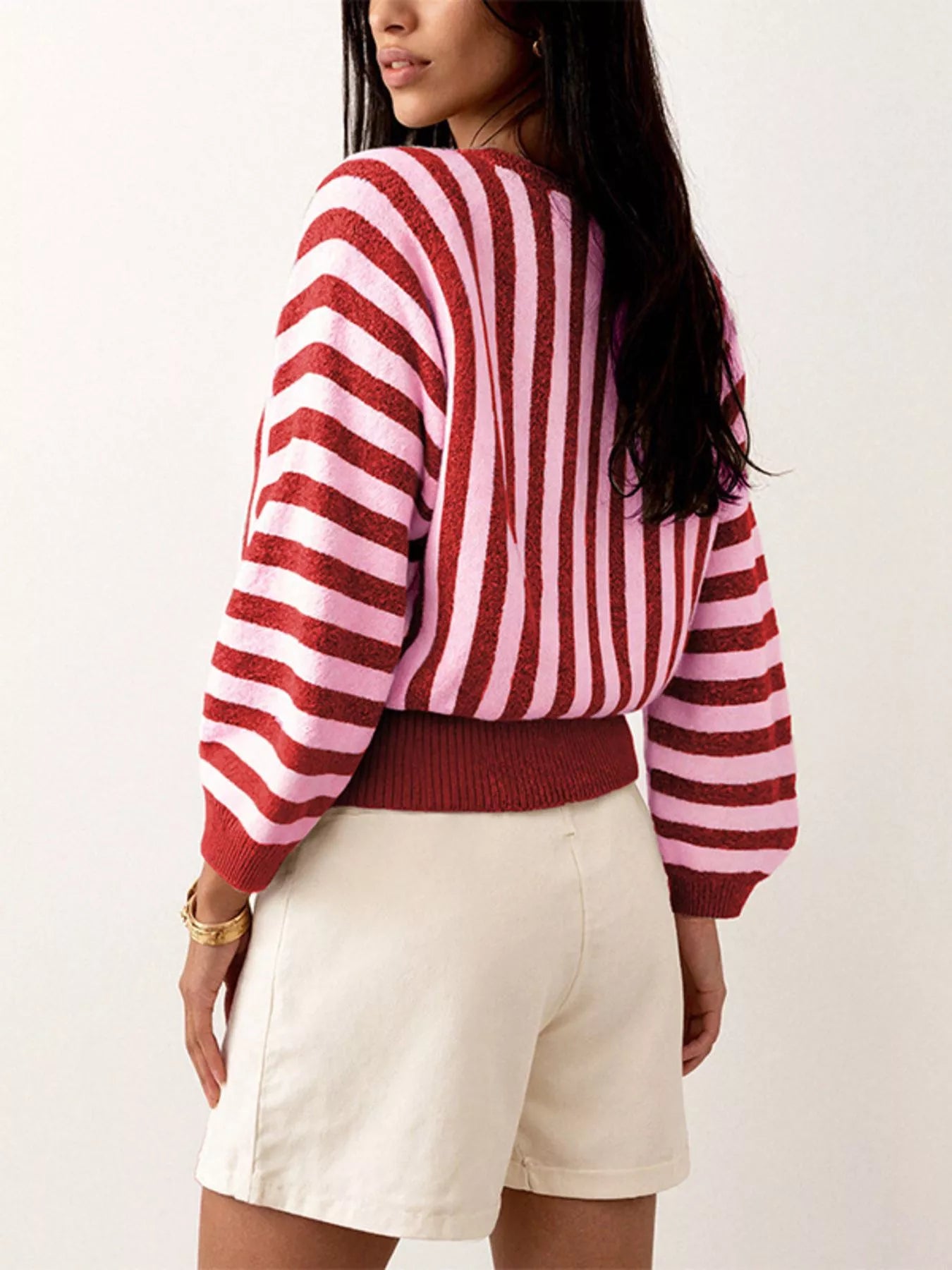 Striped Crew Neck Sweater