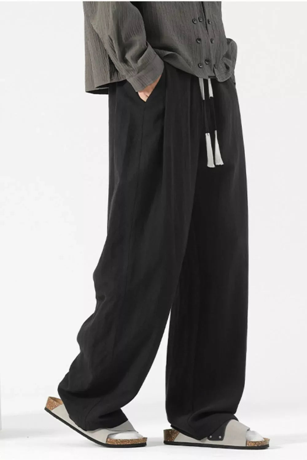 Men's Plus Size Loose Fit Drawstring Pants