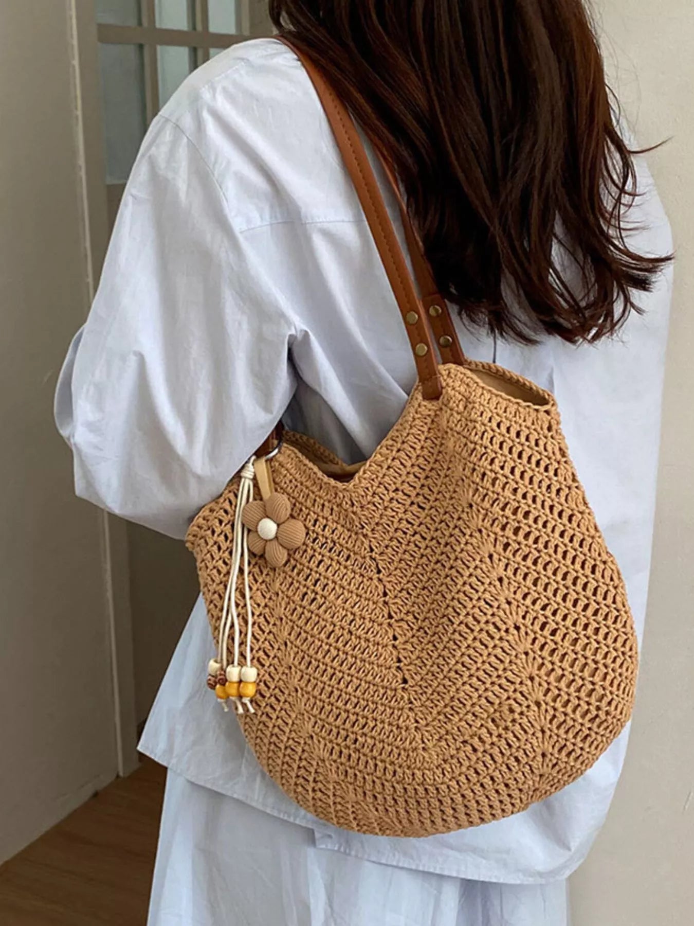 Crochet Knit Shoulder Bag