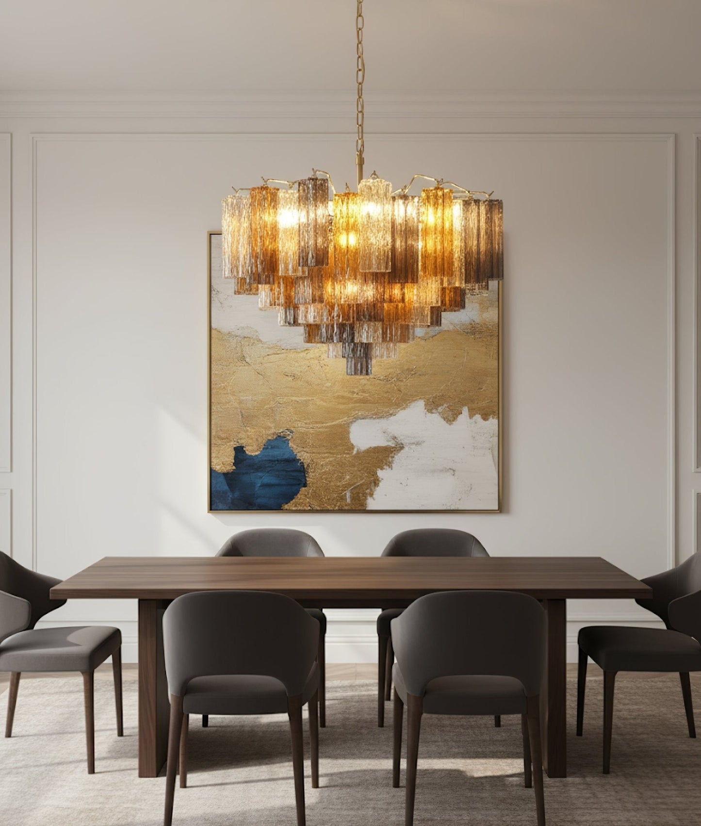 Addis Glass Chandelier