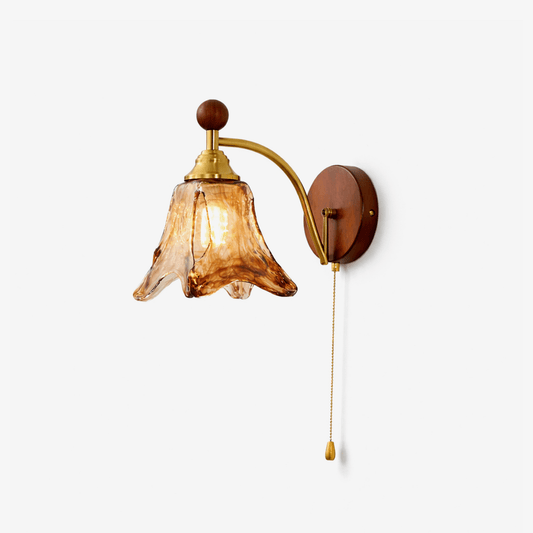 Amberveil Bloom Wall Lamp