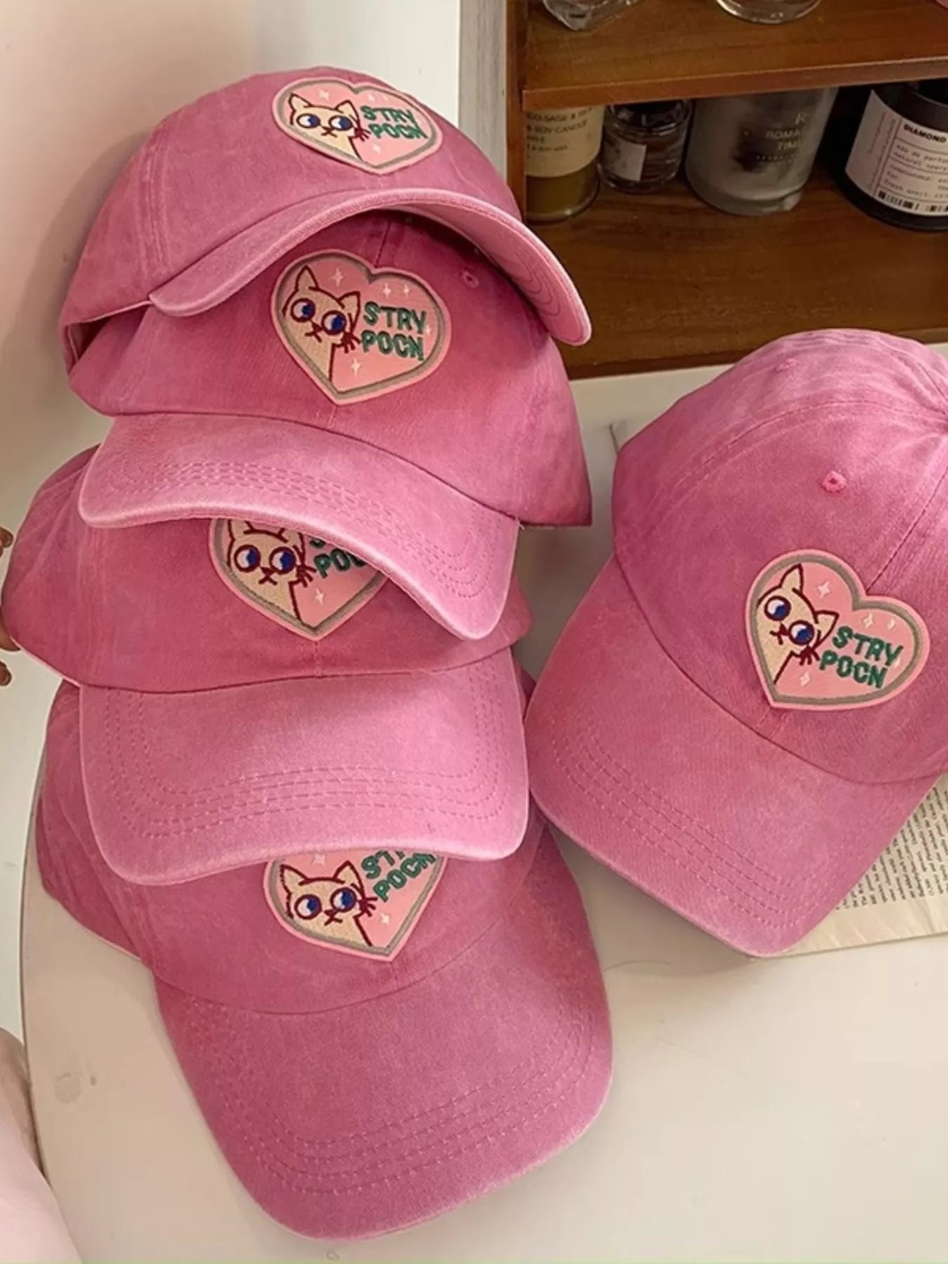 Heart Cat Baseball Cap