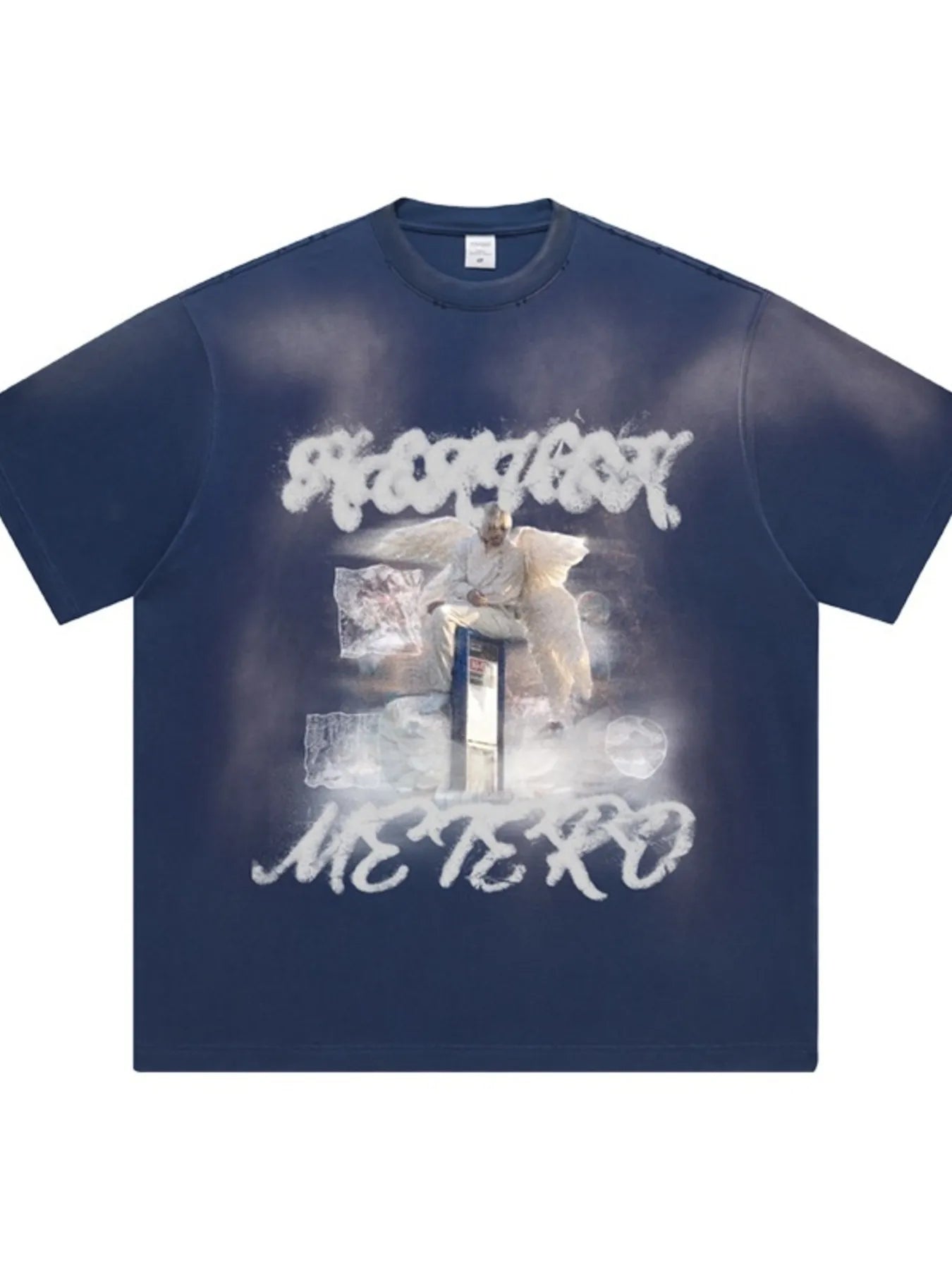 Men's Graphic Round Neck Short Sleeve T-Shirt