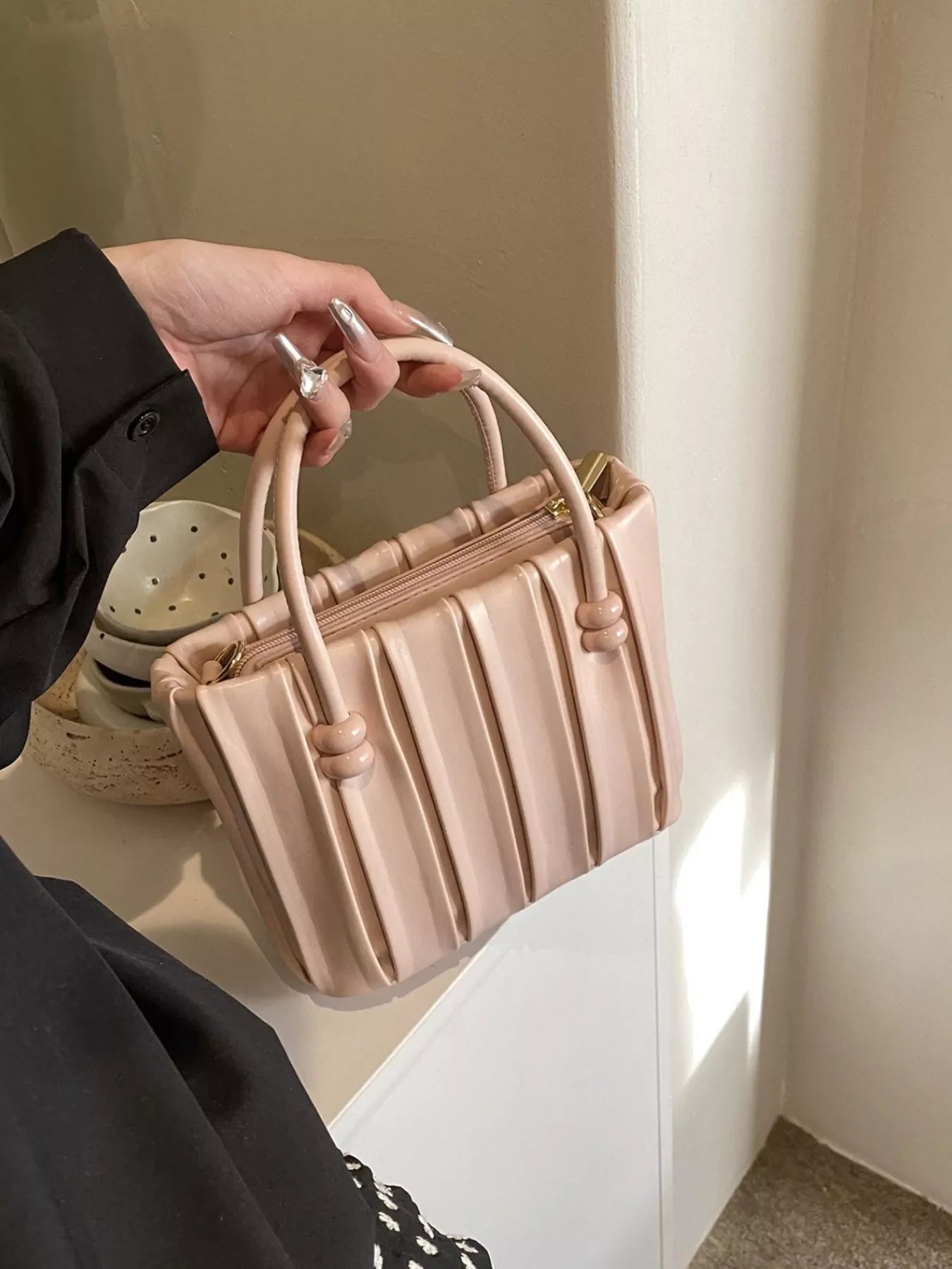 Top-Handle Crossbody Bag