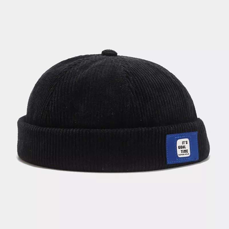 Corduroy Buckle Adjustable Hat