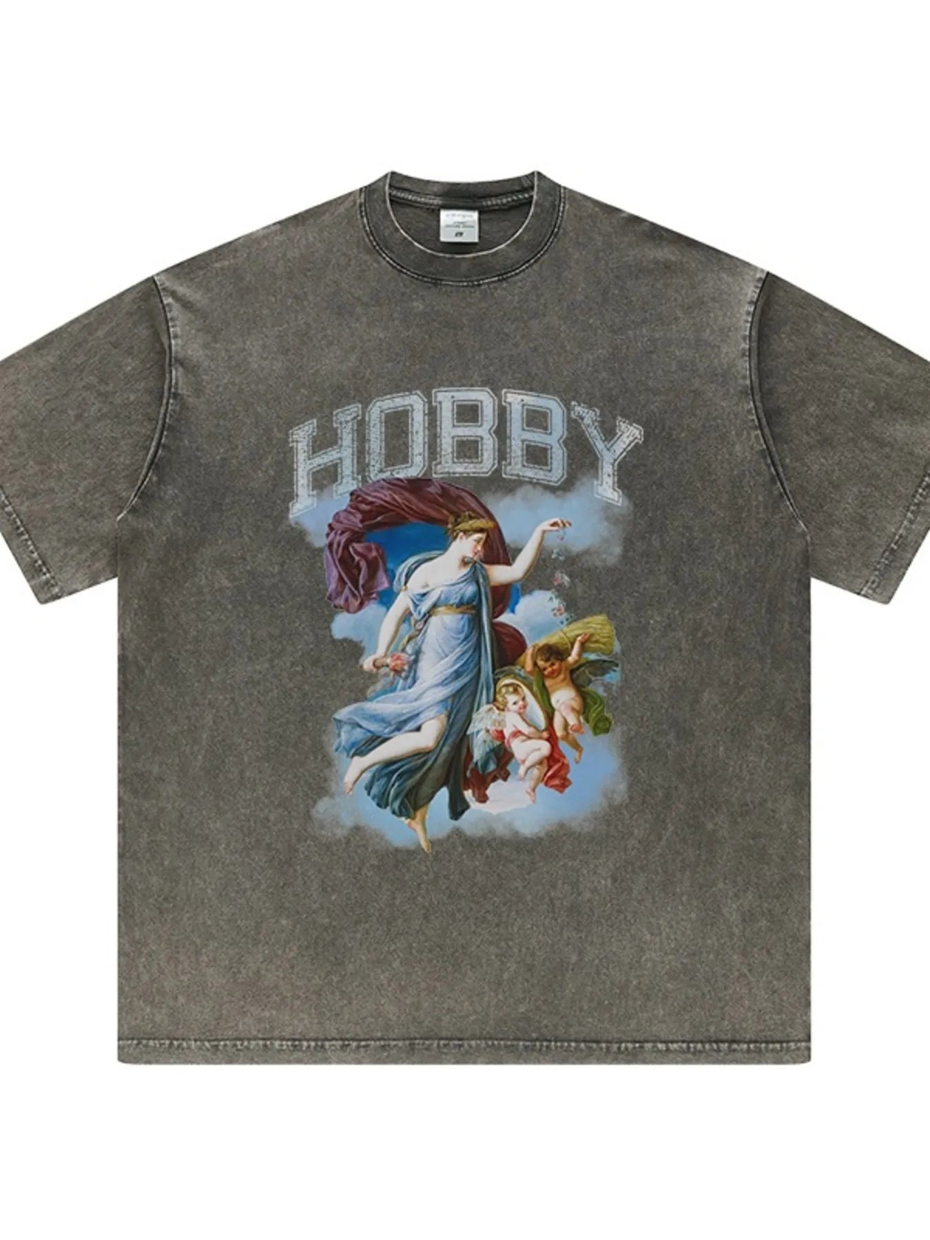Men's Graphic Round Neck Short Sleeve T-Shirt