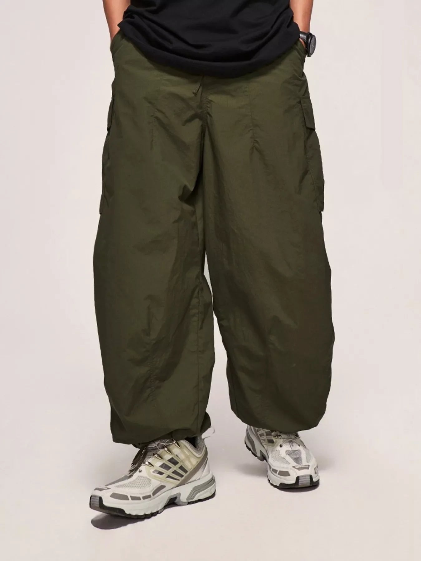 Men's Wide Leg Cargo Pants