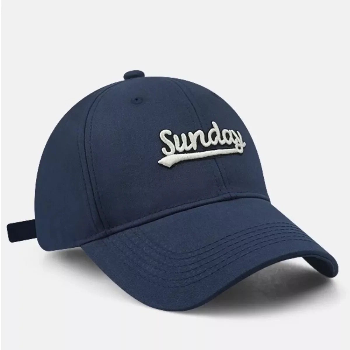 Casual "Sunday" Embroidered Baseball Cap
