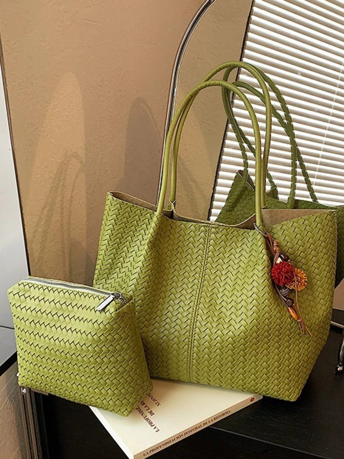 PU Leather Tote Bag