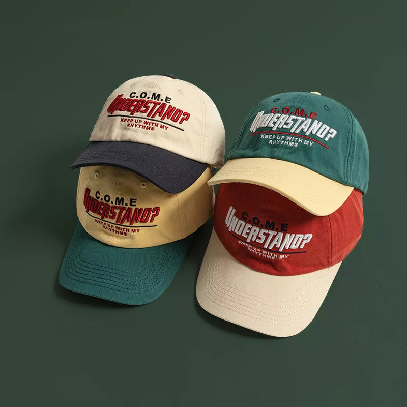 Embroidered Letter Baseball Cap