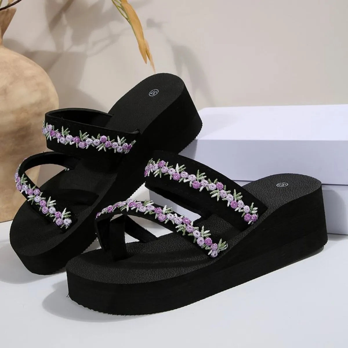 Open Toe Wedge Sandals
