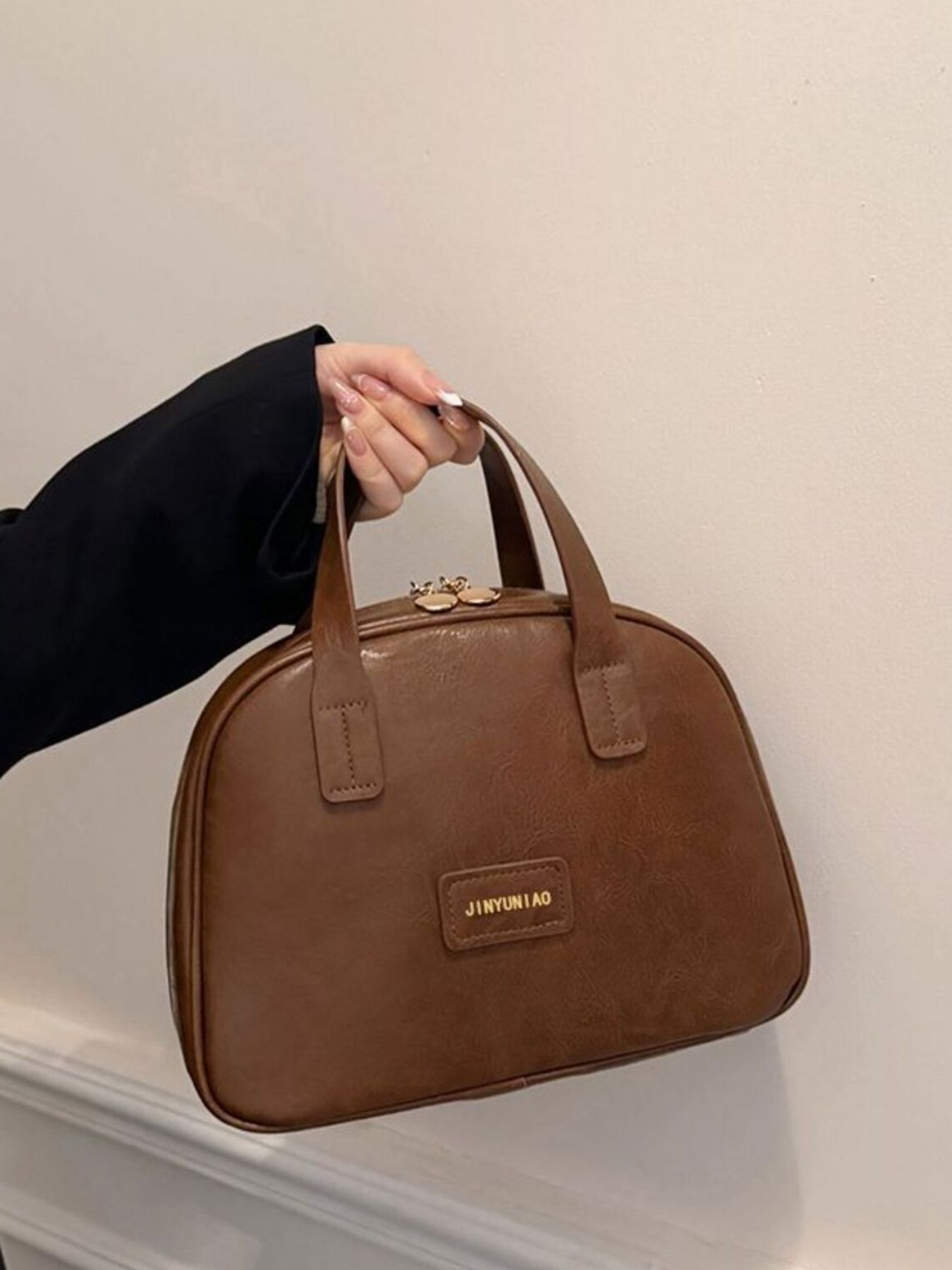 Top Handle Makeup Handbag