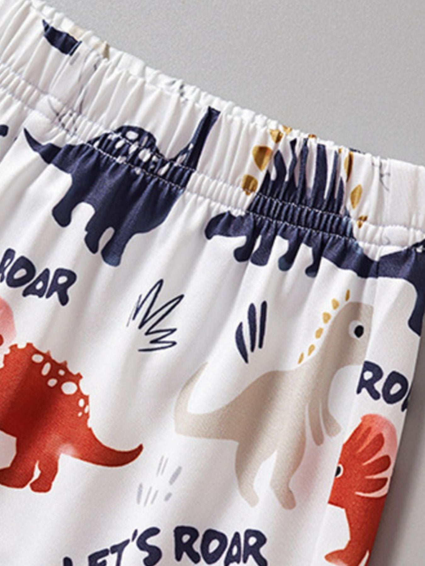Children's Dinosaur Print Tee and Shorts Set
