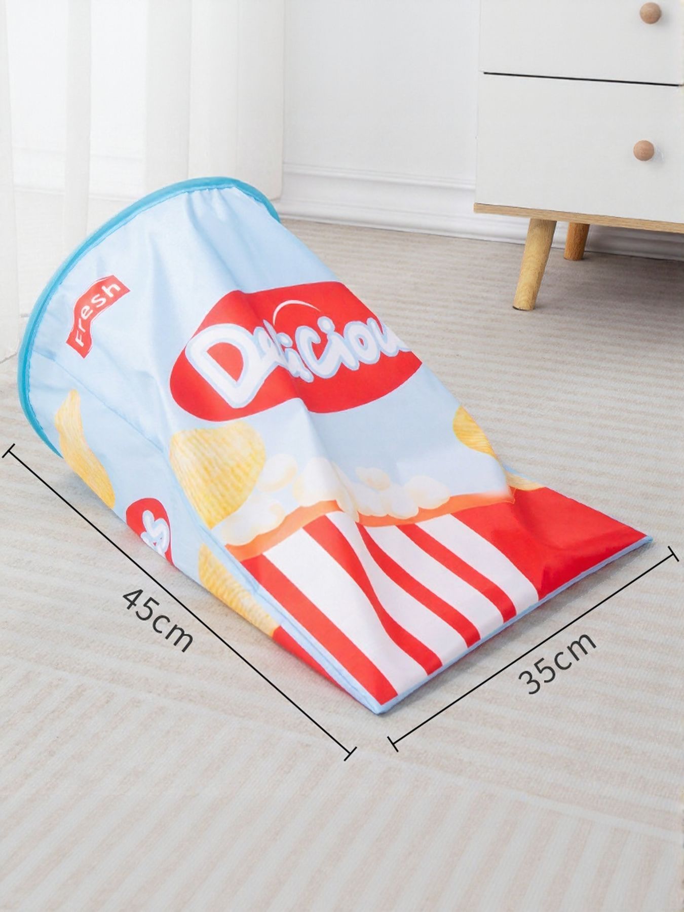 Collapsible Printed Cat Tunnel Toy