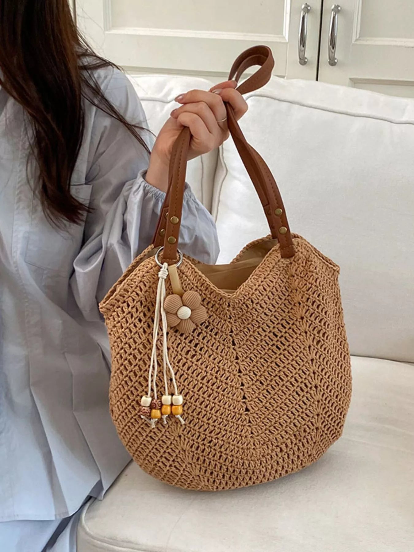 Crochet Knit Shoulder Bag