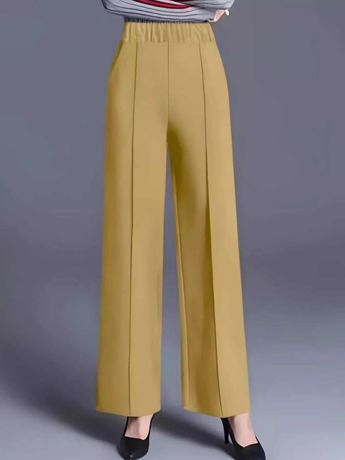 High Waist Wide Leg Pants