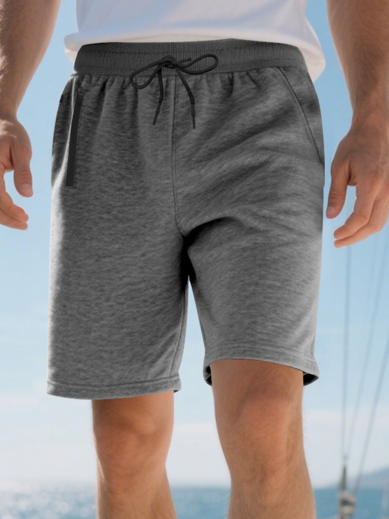 Men's Full Size Drawstring Casual Shorts Plus Size