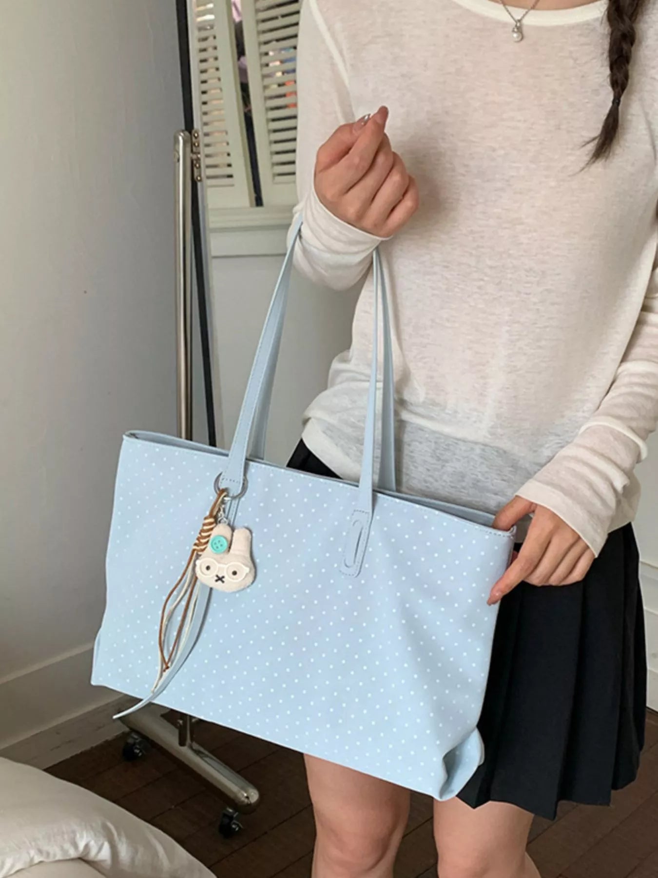 Polka Dot Shoulder Bag