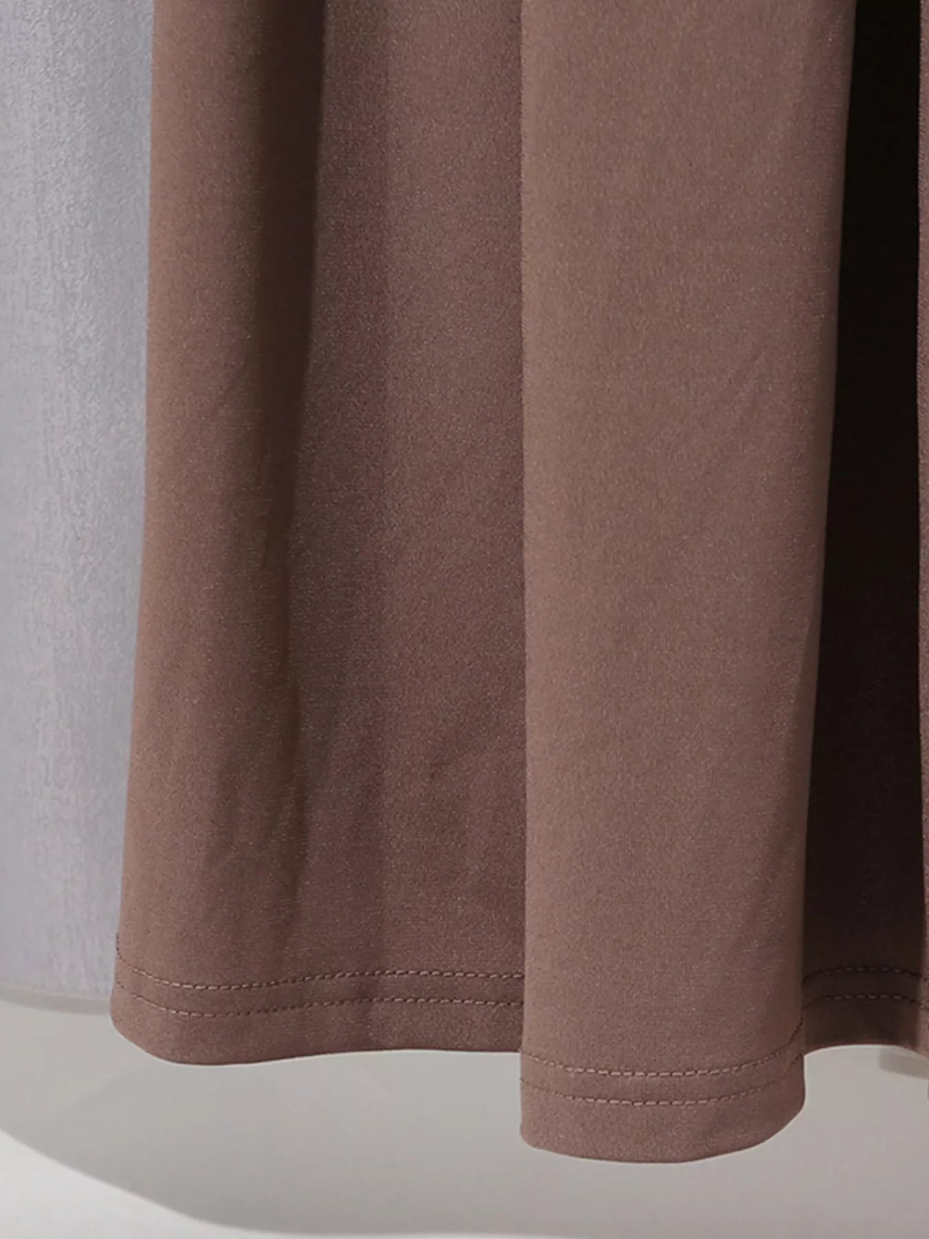 Ruched Long-Sleeve Maxi Dress with Cutout Detail