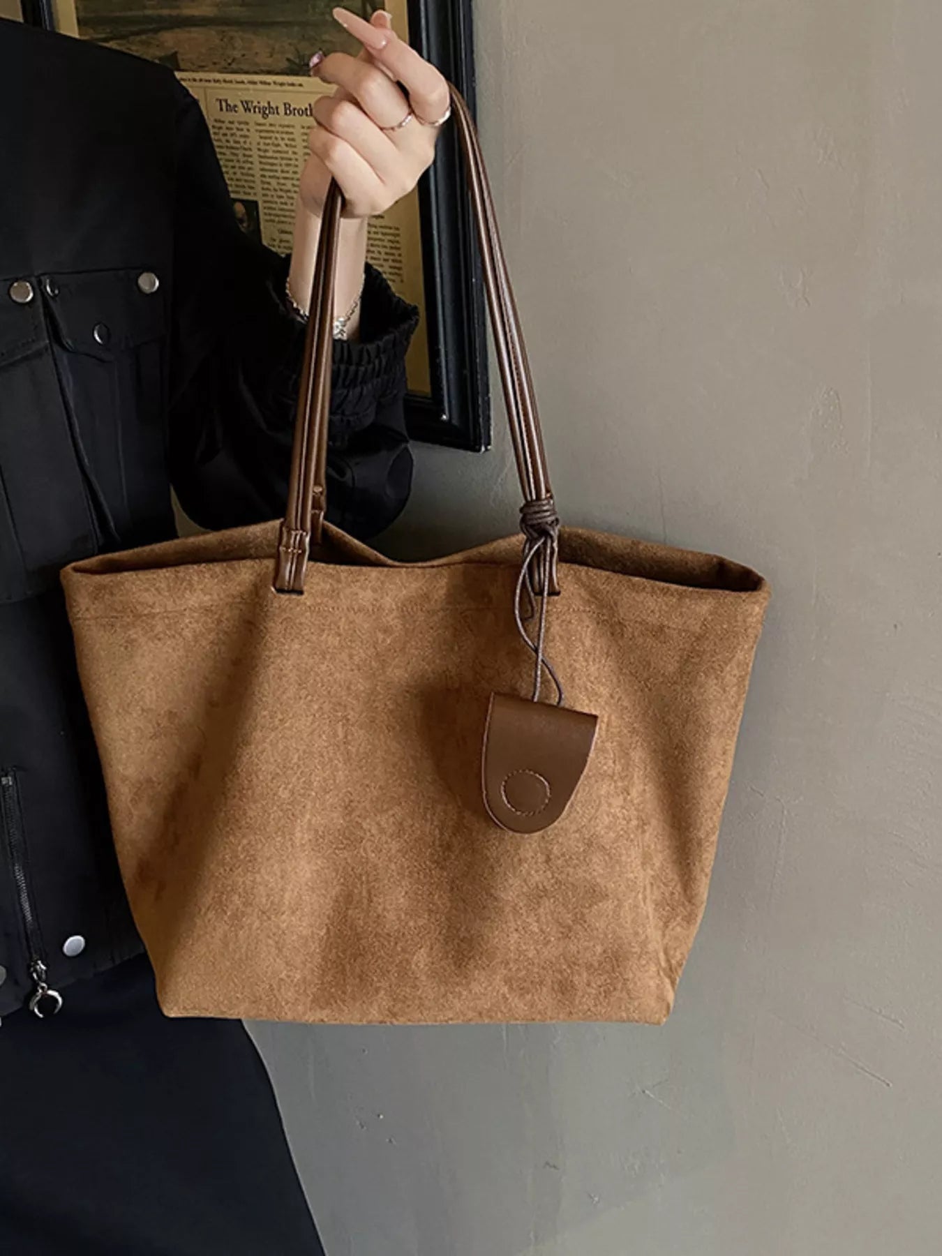 Classic Suede Tote Bag