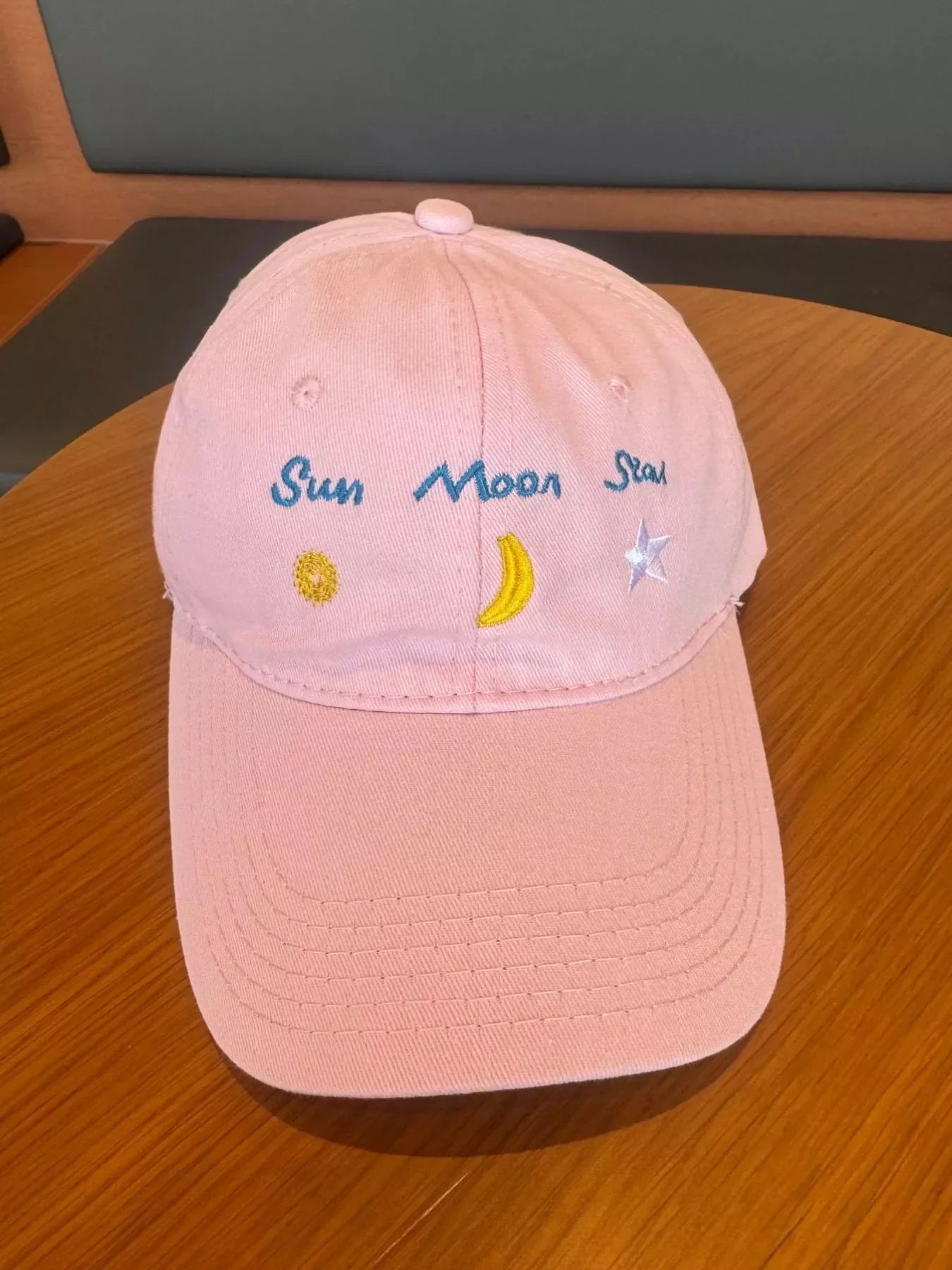 Sun Moon Star Embroidered Baseball Cap