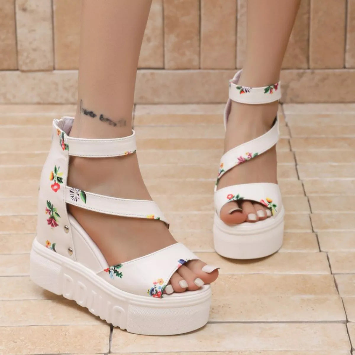 Open Toe Platform Sandals
