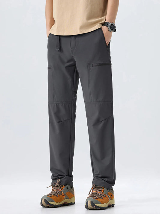 Men's Full Size Multi-Pocket Cargo Utility Pants Plus Size