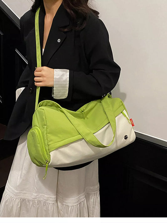 Color Block Travel Bag