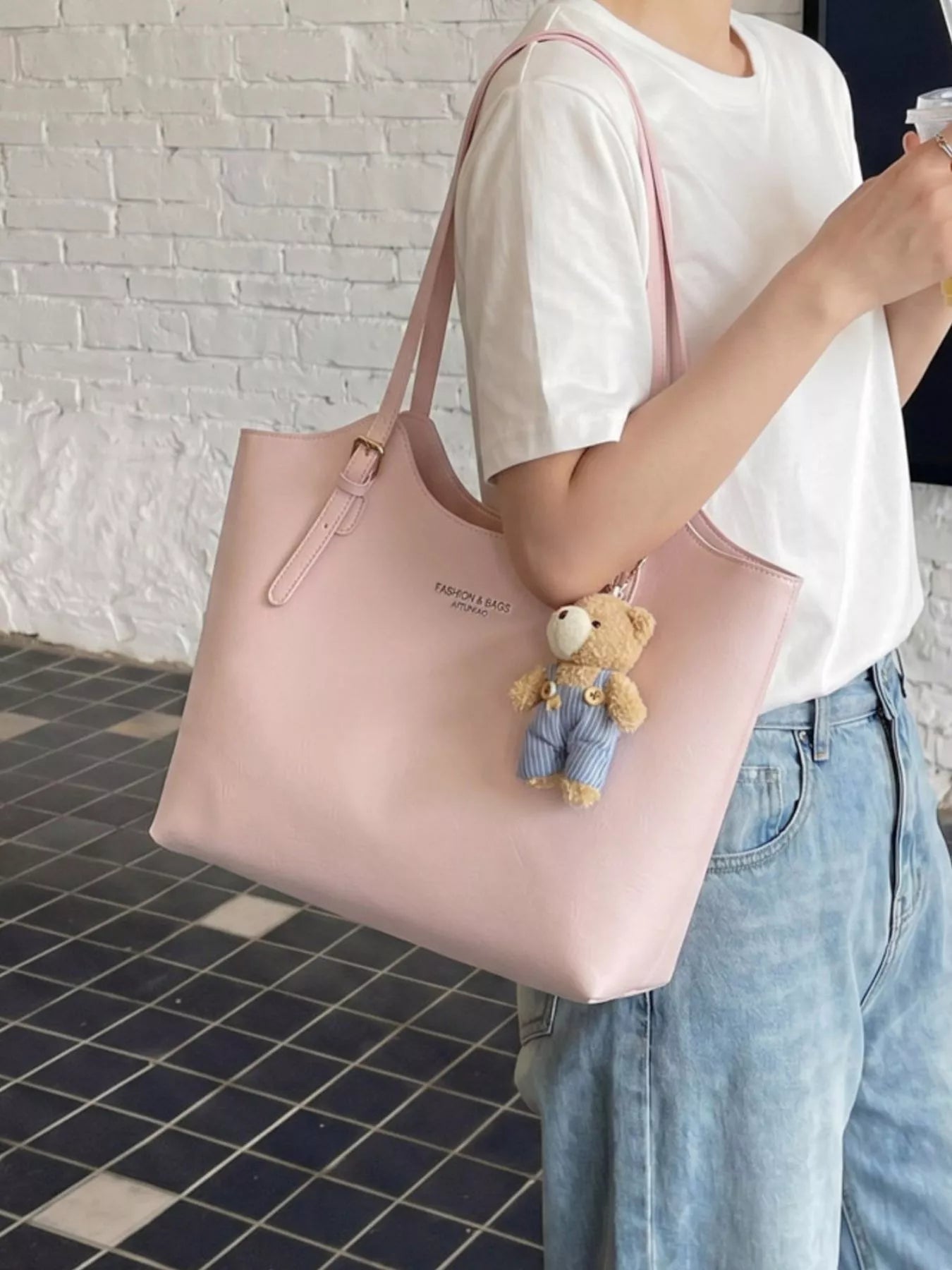 PU Leather Shoulder Bag