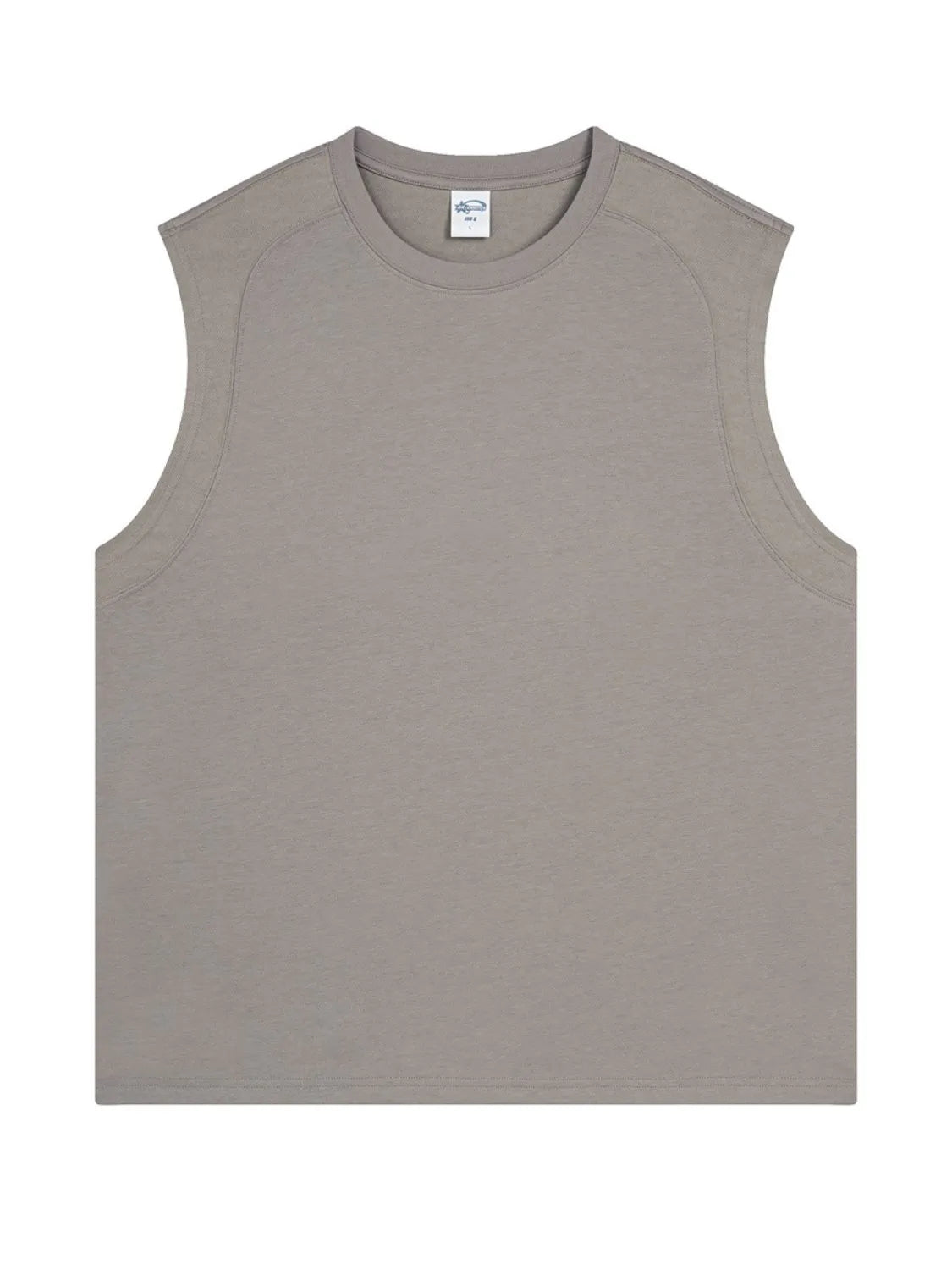 Men's Solid Color Round Neck Tank