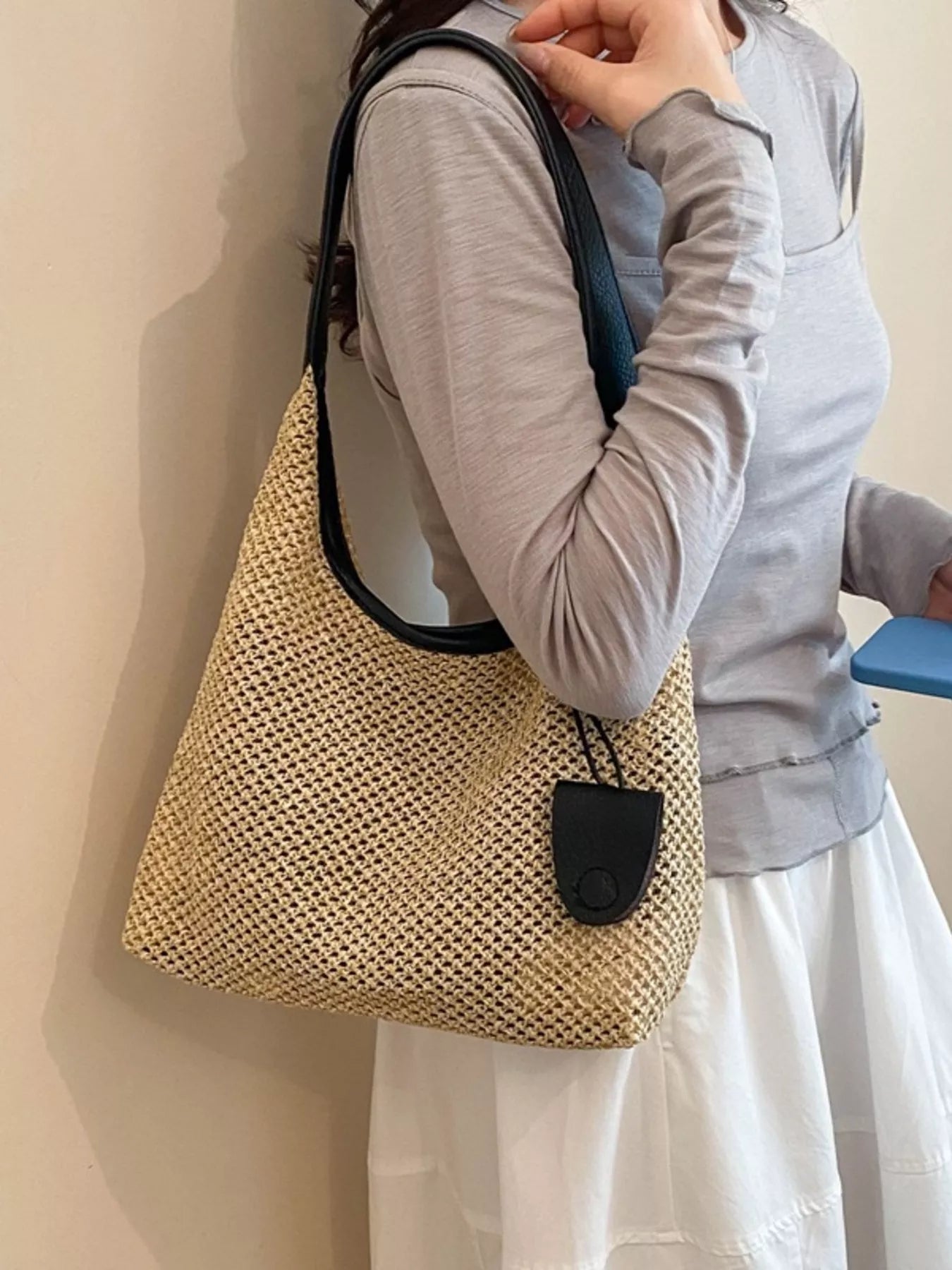 Straw Woven Shoulder Bag
